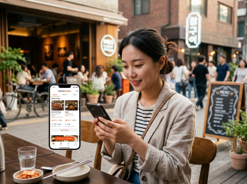 Tourist Using App