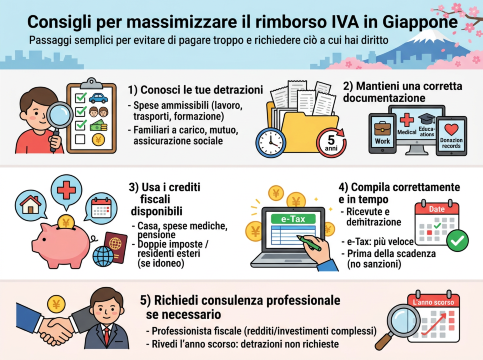 Consigli rimborso IVA Giappone.