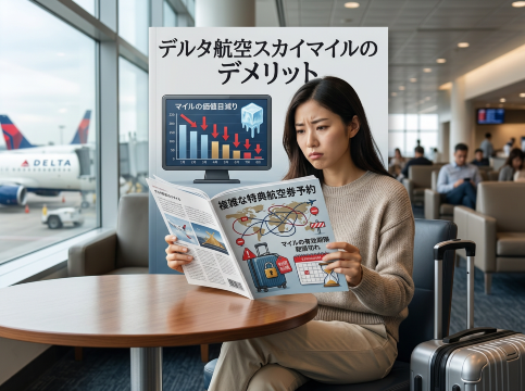 デルタ航空スカイマイルのデメリット