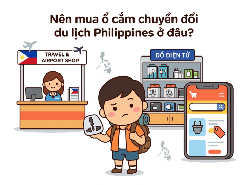 Nên mua ổ cắm Philippines ở đâu?