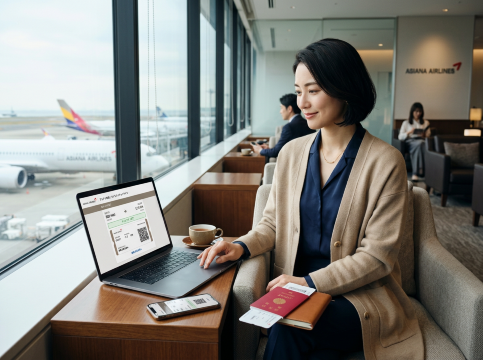 アシアナ航空のオンラインチェックインでスムーズな空の旅を