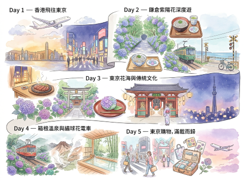 繡球花 | 日本遊覽線路