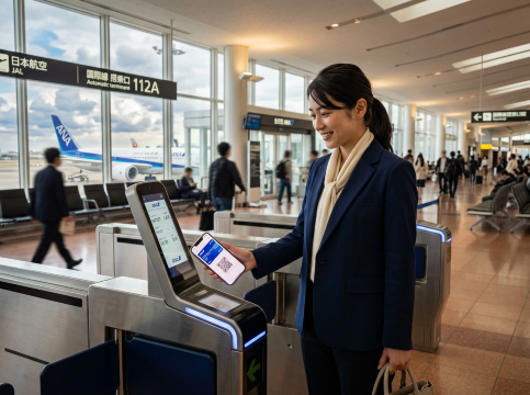 ANAモバイル搭乗券を活用してスムーズに搭乗しよう