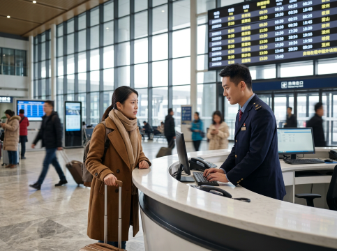 中国高速鉄道で前の列車が遅れて乗り継げない場合の対応