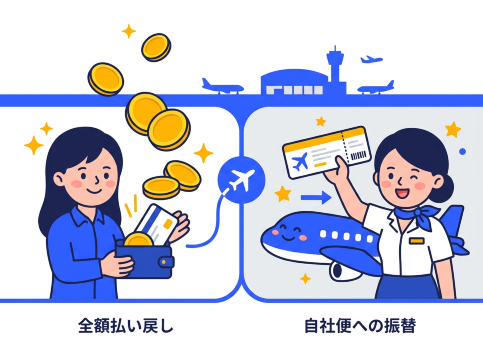 航空払戻・振替