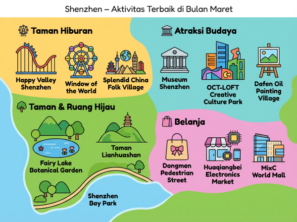 Peta Atraksi Shenzhen