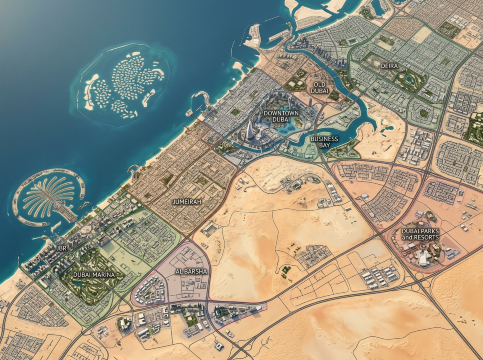 Dubai Map