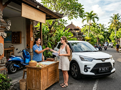 Car rental Bali.
