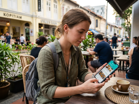 Tourists Use Deliveroo