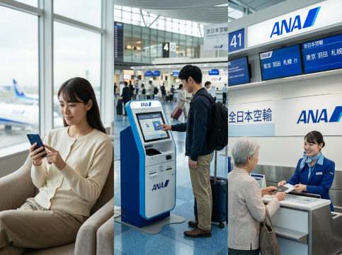 ANAのチェックイン方法