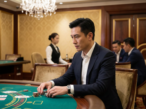 Macau baccarat player
