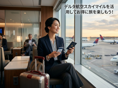 デルタ航空スカイマイルを活用してお得に旅を楽しもう！