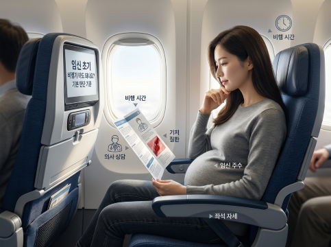 임신 초기 비행기 탑승