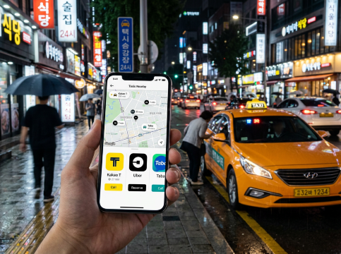 Kakao T, Uber, Taba.
