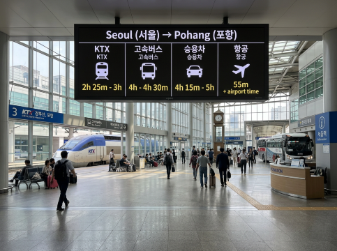 Seoul ke Pohang