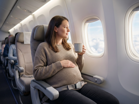 임신 초기 비행기 여행