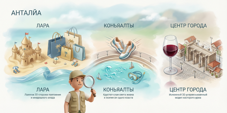 Карта Антальи.