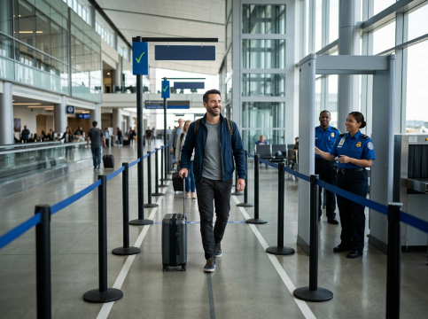 TSA PreCheck Traveler having no Prohibited Items for bring in USA