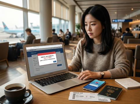 大韓航空のオンラインチェックインでエラーが出た時の解決策