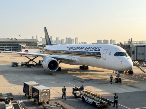 SQ Aircraft at Changi