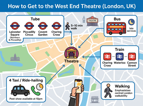 West End theatre directions.
