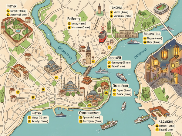 Карта районов