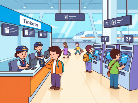 Buy Tickets at Guangzhou South Railway Station