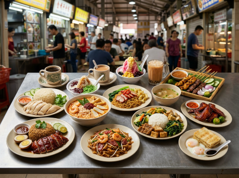 Singaporean Hawker Fare