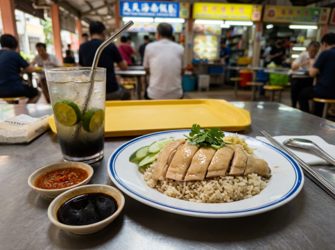 Hainanese Chicken Rice
