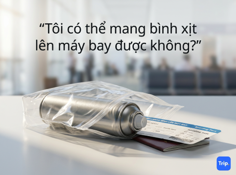 Quy định mang bình xịt lên máy bay (2026): Keo xịt tóc, chống nắng, hơi cay | Trip.com