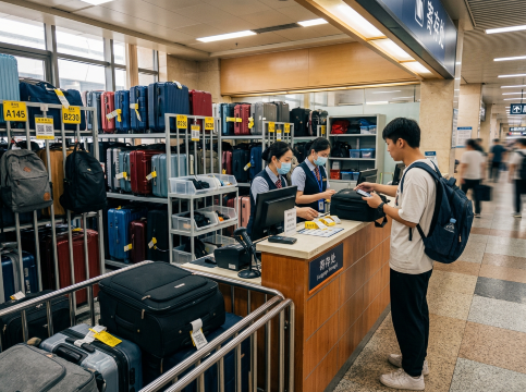 中国語で覚えておきたい荷物預かり関連フレーズ