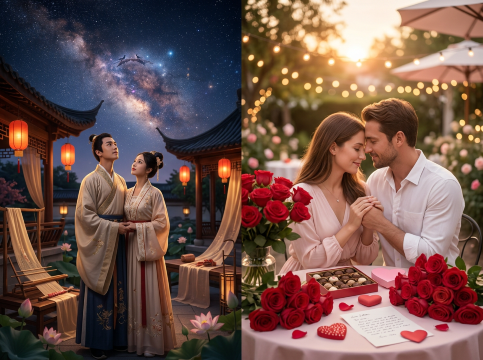 Qixi Festival vs. Valentine's Day: What's the Difference?