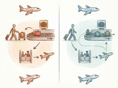 ヒースロー空港の乗り継ぎ案内
