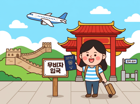 중국 무비자 기간