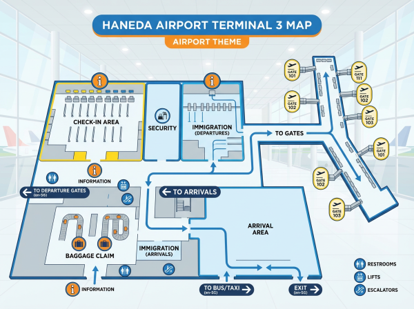 Terminal 3 Map