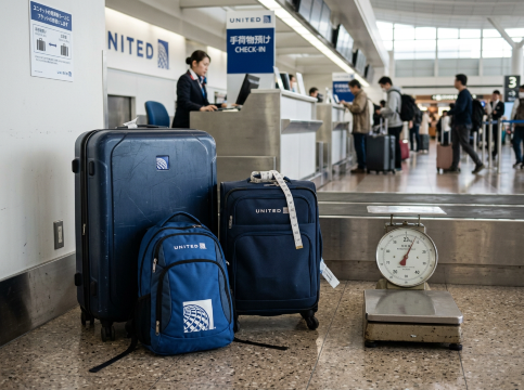 ユナイテッド航空の荷物ルールを確認して、安心して出発しよう