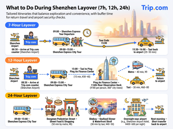 What to Do during Shenzhen Layover (7h, 12h, 24h)