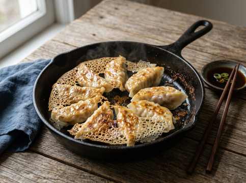 Iron-Pan Gyoza