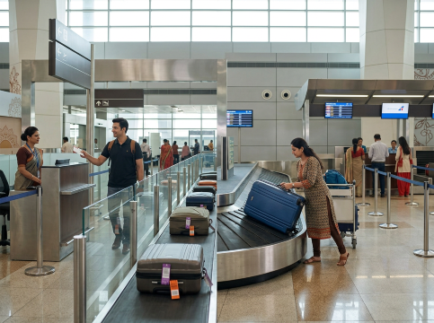 Delhi Airport Baggage: Through‑Checked vs. Re‑Check