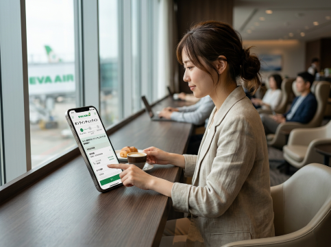 エバー航空のオンラインチェックインは簡単便利！