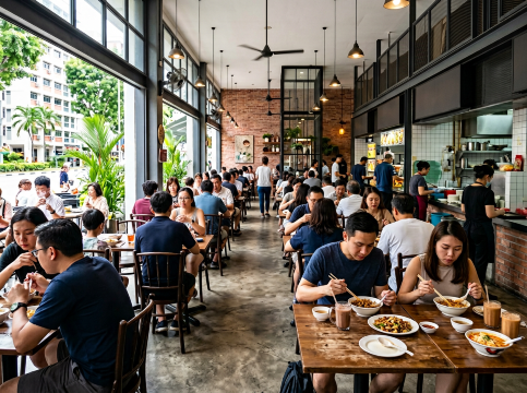 Restaurant scene