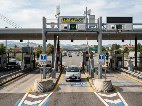 Telepass toll booth