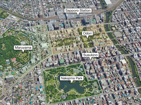 Sapporo Map