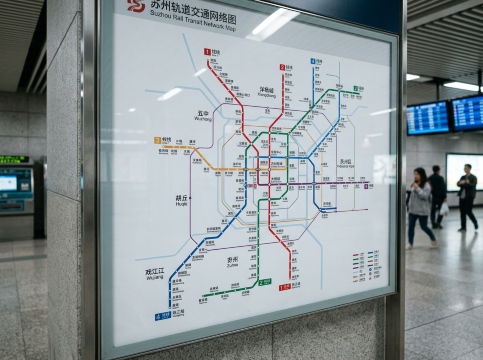 Peta Rute Metro Suzhou