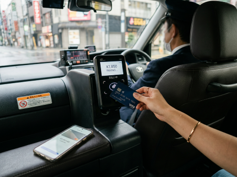 Japan Taxi Tap Payment