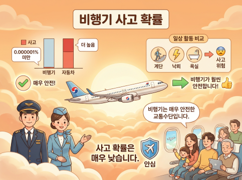 비행기 사고 확률 설명