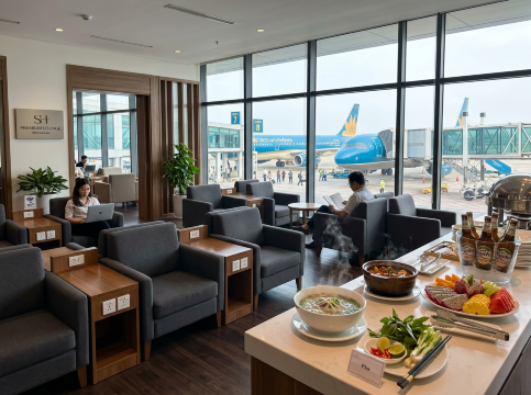 フエ空港唯一のラウンジ「SH Premium Lounge」ガイド