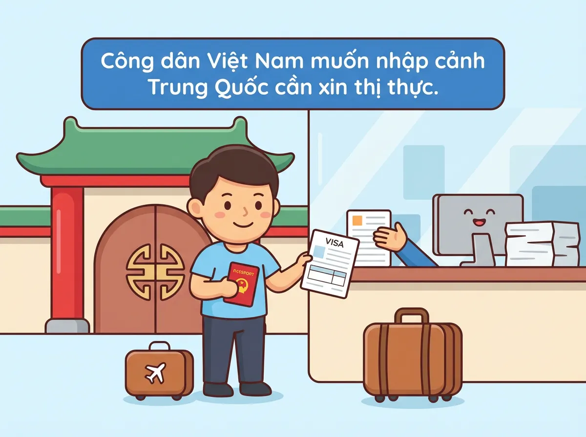 Xin visa vào Trung Quốc