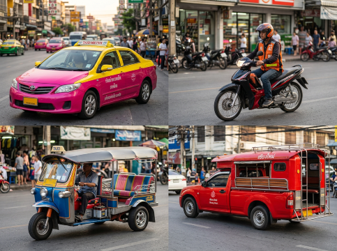 Thailand Taxi types