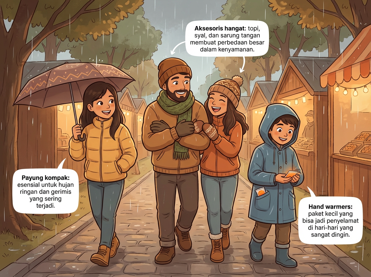 Perlengkapan hari hujan.